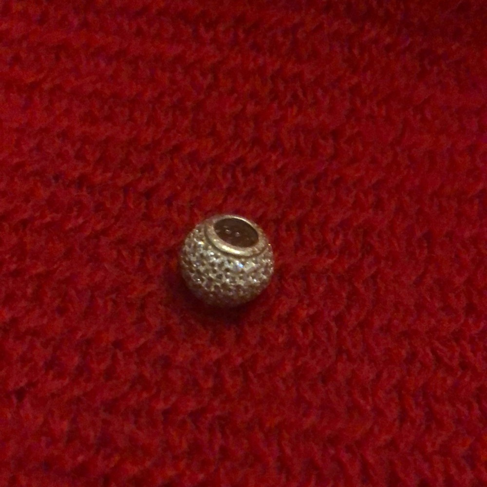 Pandora Pave Sterling Silver Charm
